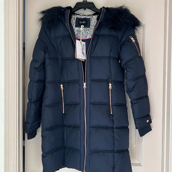 Veste De Pluie Jessica Simpson - Denim Blue - Taille Small - Occasion